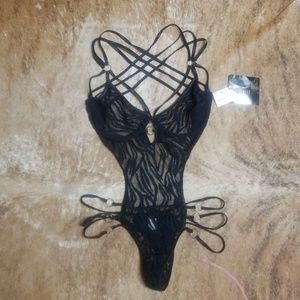 Frederick's of Hollywood Black Seductive Lingerie